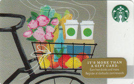 Starbucks 2014 Bicycle Romance Collectible Gift Card New No Value - £2.34 GBP