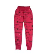 Champion Reverse Weave Joggers S Red All Over Print Spell Out Track Pant... - £24.11 GBP