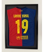 Lamine Yamal FC Barcelona Framed Signed Jersey/Shirt 2025-26|Fast Usa Sh... - $400.96 CAD
