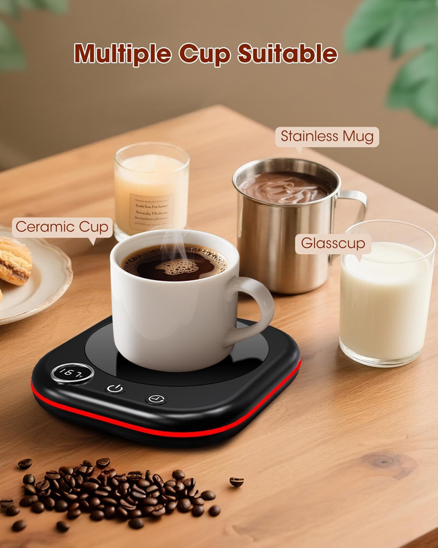 Mug Warmer - 3 Temp Setting 113°F 131°F 167°F - Ambient Light - Coffee Mug Warme Item image 7