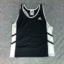 Vintage Idaho Vandals Womens Shirt Extra Large Adidas Black Tank NCAA Track A3 - £14.65 GBP