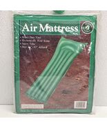 Vintage Academy Broadway Heavy Duty Vinyl Green Air Mattress No. 80000/071 - $29.60