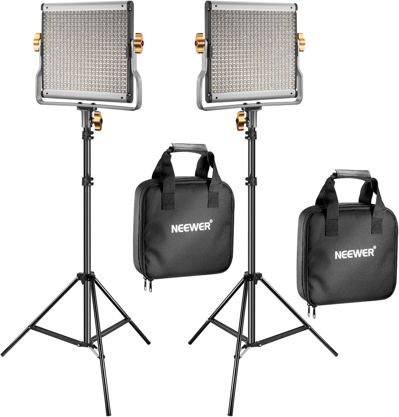 Primary image for Neewer 2 Packs Dimmable Bi-Color 480 Led Video Light And Stand, Video Shooting.