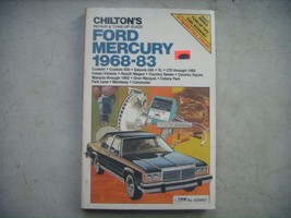 Ford, Mercury 1968-1983  Repair Manual, Service, Maintenance. Chilton Book. - $8.42