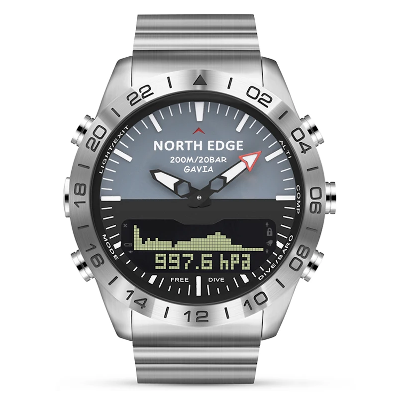 Men Dive Sports Digital watch Mens Watches Military Army Luxury Full Ste... - $196.71