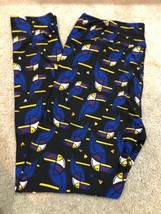 LuLaRoe NWOT TC Tall Curvy Leggings TOUCAN bird Animal print Jungle Zoo Tropical - £14.93 GBP