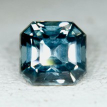 Natural Teal Sapphire | Asscher Cut | 0.82 Carat | 4.95x4.80 mm | Loose Sapphire - £359.71 GBP