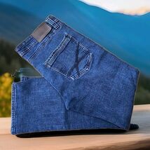 TK Axel Slim Boot Cut Jeans Mens Size 36x32 (36x31) Embroidered Western ... - $29.70