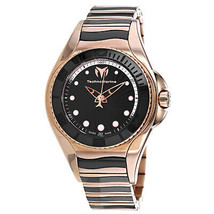 Technomarine Women&#39;s Manta Black Dial Watch - 214002 - £194.73 GBP