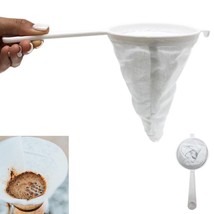 Spanish Colador De Cafe Coffee Strainer Filter Cone Cloth Mesh Plastic R... - $16.99