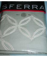 Sferra Cossa Euro Sham Silver Sage Embroidered Dot Egyptian Cotton Perca... - $46.43