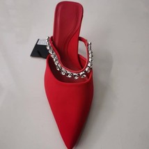 Sexy Women Elegant Summer Shoe Red 41 - £16.06 GBP
