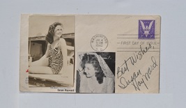 Susan Hayward Signed 1942 Fdc Win The War w/COA - £305.59 GBP
