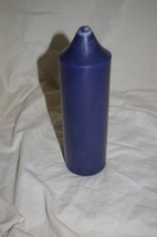 Partylite Navy 3 x 9 Pillar Candle Colonial Candle of Cape Cod Blueberry Belltop - $17.00