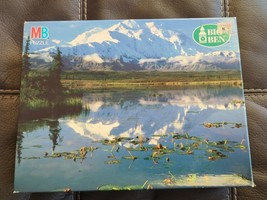 Milton Bradley Puzzle Mt. McKinley Alaska Big Ben Fully Interlocking 100... - $14.24