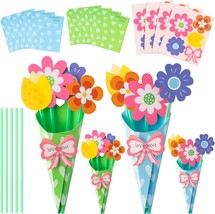 Flower Bouquet Craft Kit 24Pcs Teacher Appreciation Week Flower Bouquet ... - $39.71