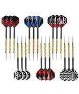 Steel Tip Darts, Professional Metal Darts, Darts Metal Tip Set, Metal Da... - $15.99