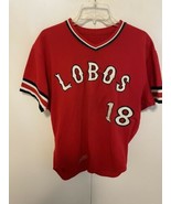 Vintage 90s Rawlings Lobos Baseball Jersey Size 44 USA Made  XL - £51.27 GBP
