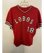 Vintage 90s Rawlings Lobos Baseball Jersey Size 44 USA Made  XL - £51.27 GBP