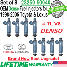 NEW OEM Denso 8Pcs Best Upgrade Fuel Injectors For 1998-2005 Lexus GX470 4.7L V8 - £517.86 GBP