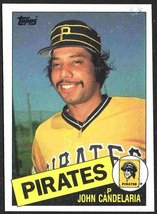 Pittsburgh Pirates John Candelaria 1985 Topps Baseball Card #50 nr mt    - £0.39 GBP