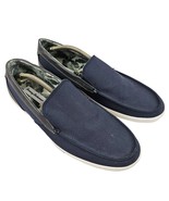 Tommy Bahama Shoes Mens Size 13D Calderon Venetian Navy Blue Canvas Loafers - £27.96 GBP