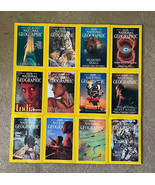 Lot of National Geographic Magazines 1997 lot of 12 full set Jan-dec - £18.71 GBP