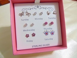 Lily Nily Children&#39;s 7-Pc. Set Colored Crystal Stud Earrings X102 $139 - £27.30 GBP