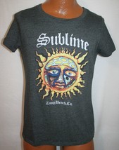 SUBLIME Long Beach CA Sun Mushroom Charcoal Grey 50/50 Womens T-SHIRT L ... - $314.43 MXN