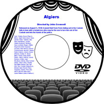 Algiers 1938 DVD Movie Drama Charles Boyer Sigrid Gurie Hedy Lamarr Alan Hale Jo - £3.98 GBP