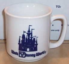 Vintage 80&#39;s Walt Disney World Souviner Coffee tea Cup Rare OOP #2 - £26.44 GBP