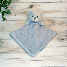 Little Beginnings Baby Blue Bear Lovey Minky Dot Security Blanket Plush ... - £11.62 GBP