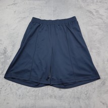 Reebok Shorts Mens L Blue Athletic Elastic Waist Pull On Pocket Polyester - £17.88 GBP