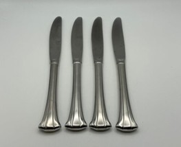 Set of 4 Gorham 18/8 Stainless Steel TRILOGY Place Knives - £63.20 GBP