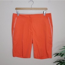 Liz Claiborne | Golf Jackie Orange Bermuda Shorts, womens size 10 - £10.81 GBP