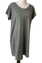 Orvis T-shirt Women&#39;s Dress Size M Solid Gray Short Sleeves Comfort Lightweight - $18.88