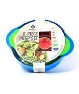 Gourmet Kitchen Durable 8 Piece Multicolored Prep Set Microwave &amp; Dishwa... - €31,00 EUR