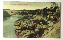 Entrance to the Great Gorge Route, Niagara Falls Vtg PC No. 914 Nicklis Co NY - $5.00