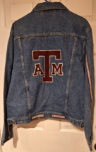 Men’s Texas A&amp;M Aggies Denim Jacket New With Tags Size XL Team Jeans MSR... - £49.62 GBP