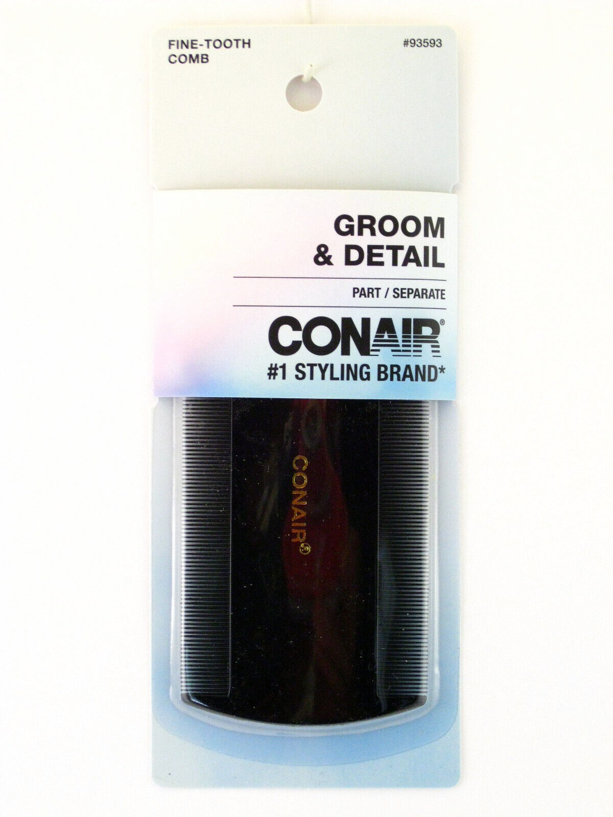 Primary image for CONAIR 3-1/4" BLACK FINE TOOTH COMB  - 1 CT. (93593)