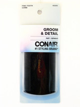 Conair 3-1/4" Black Fine Tooth Comb - 1 Ct. (93593) - £6.38 GBP