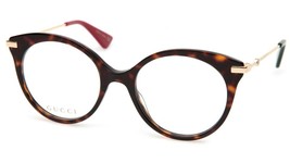 New Gucci GG0109O 002 Havana Eyeglasses Glasses Frame 50-19-140 B46 Japan - £137.50 GBP