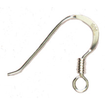 Sterling Elegance Genuine 925 Silver Beads &amp; Findings-Fishhook Earrings ... - $14.49