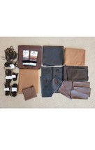 Mixed Lot Craft &amp; Sewing Medieval Costume Making Studs Cord Faux Leather... - $373.69 MXN