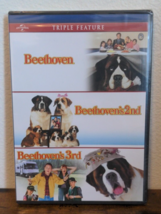 Beethoven / Beethoven&#39;s 2nd / Beethoven&#39;s 3rd (DVD) - 3-Movie Collection - NEW - £11.51 GBP