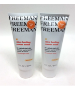 ( LOT 2 ) Freeman Ultra Healing Cream Mask, Dehydrated Skin 3 Oz Each - £11.67 GBP