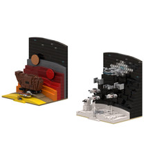 2-in-1 Iconic Movie Scene Include TATOOINE and BATTLE 1098 Pieces - £103.03 GBP