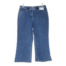 Geoffrey Beene Womens Blue Denim Stretch Capri Jeans Size 12 New - £15.77 GBP