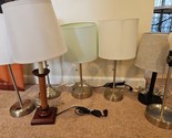 Lot of 7 Various Table Stick Lamps: Ikea, Howin, Limelight 17&#39;&#39; - 19&#39;&#39; - $56.99