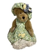 Boyds Bears in Dress and Hat Mary Elizabeth Signed Tag 14 inch Paper Han... - $15.27